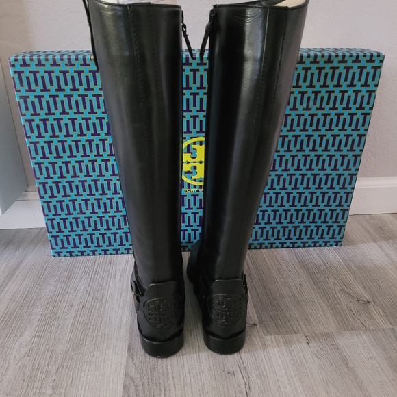 Tory Burch Derby Riding Boot - Picture 1 of 3